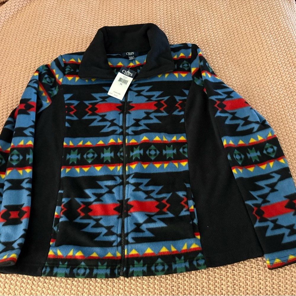 Chaps Men  Patterned Puffer Jacket - Black, Blue, Red